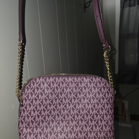 Michael Kors Maroon Crossbody Bag - Picture 3 of 9